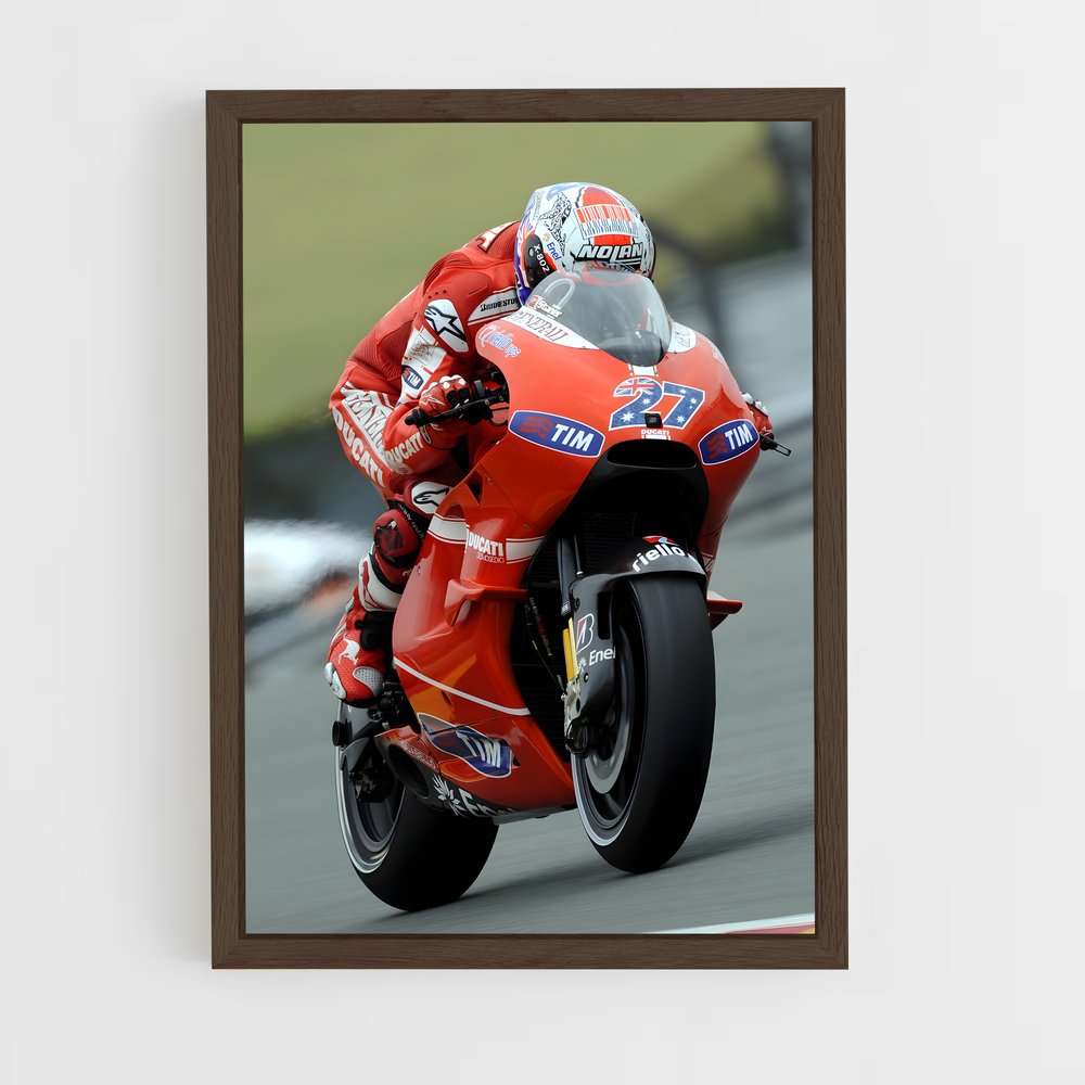 Poster Vitesse Frénétique – affiche Ducati (vue 5)